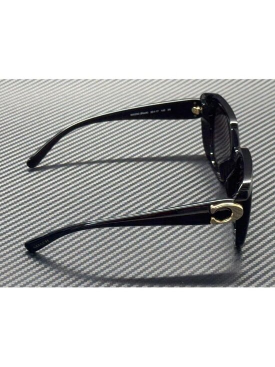 New Coach Women Black Sunglasses 55-17-140